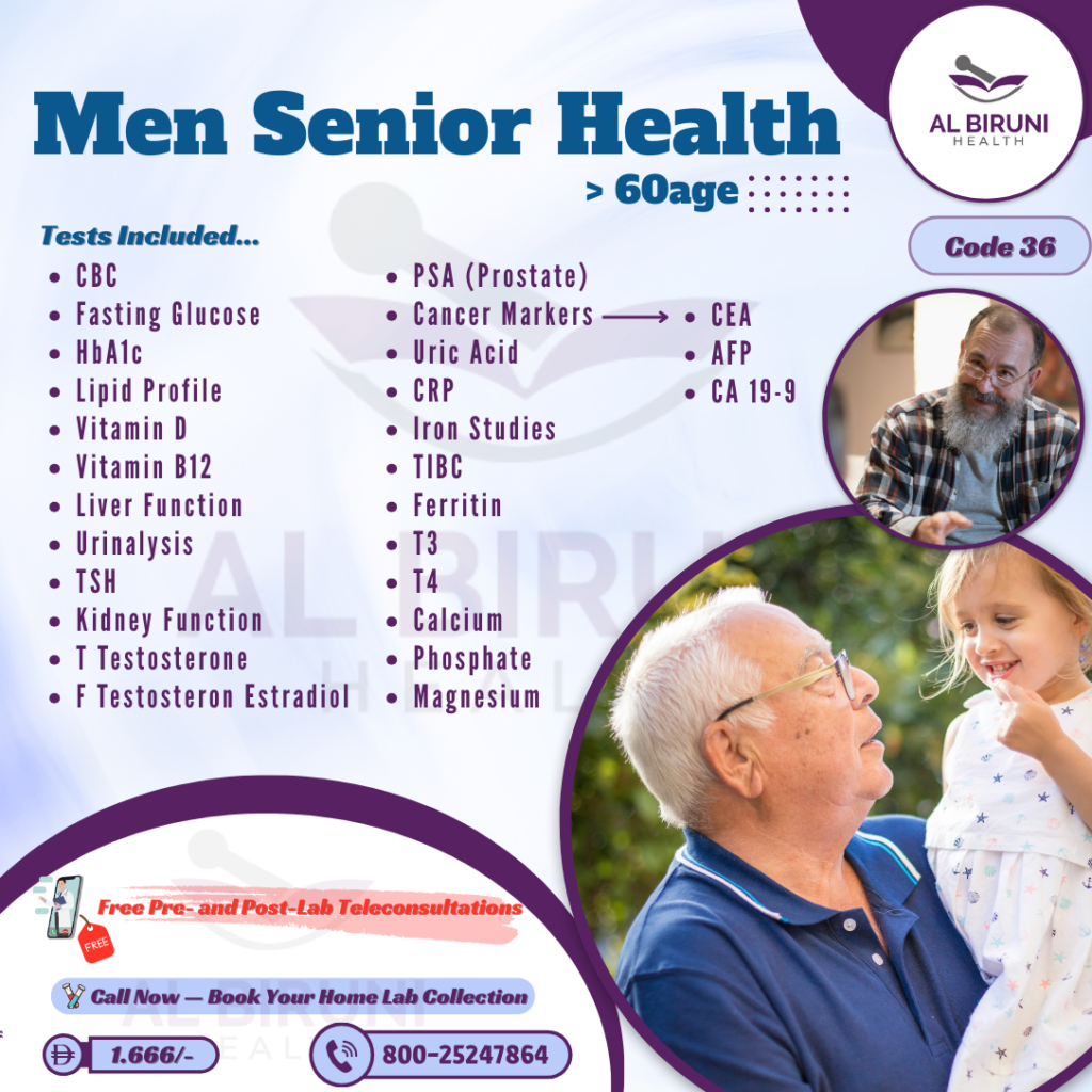 Men Senior Health 60age
