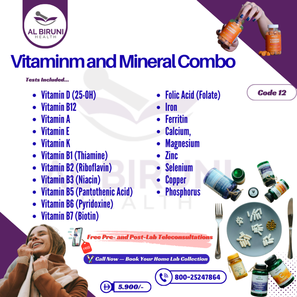 Vitaminm and Mineral Combo